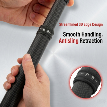 Professional Ultralight Carbon Fiber Tent Poles - Adjustable Telescopic Tarp Poles