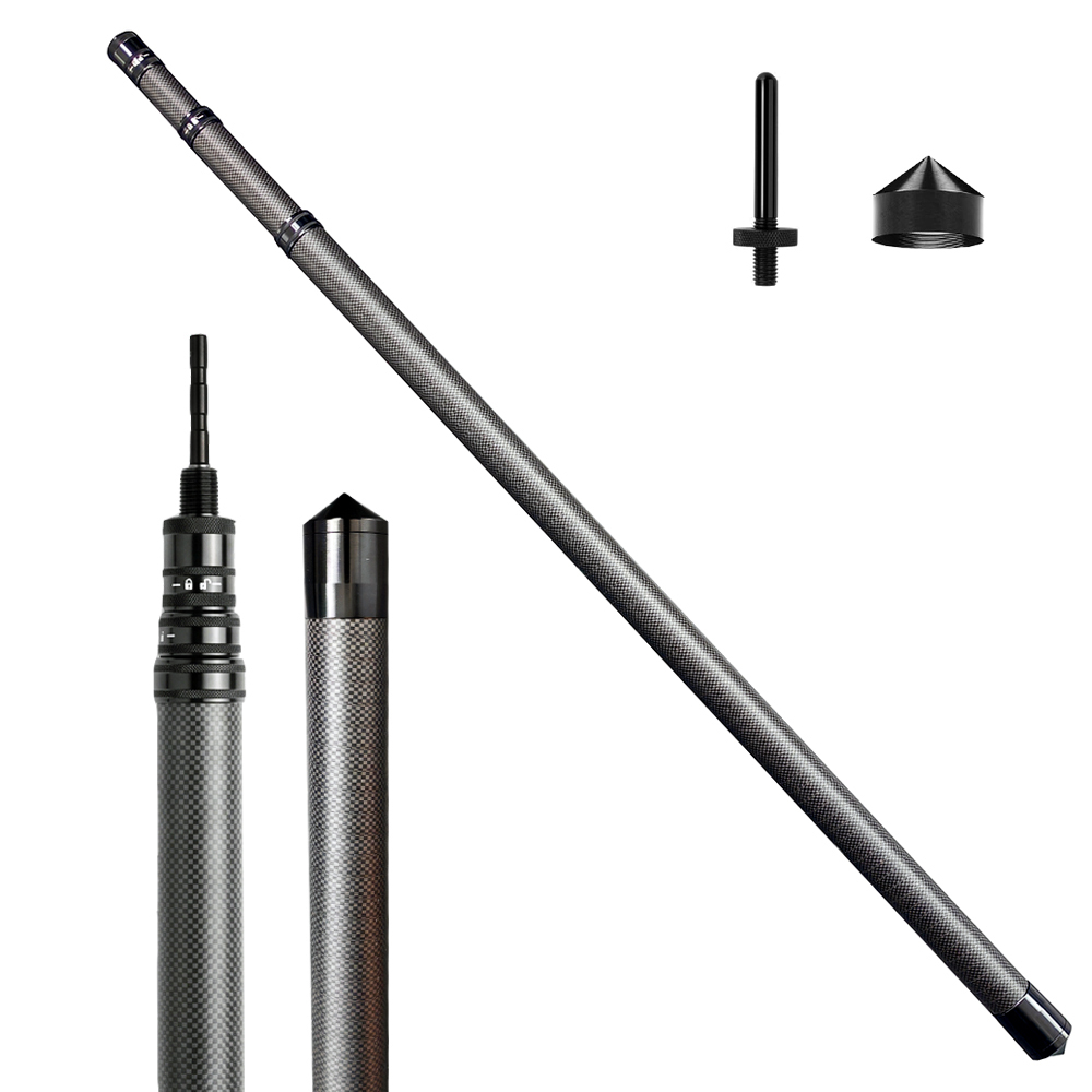 Professional Ultralight Carbon Fiber Tent Poles - Adjustable Telescopic Tarp Poles