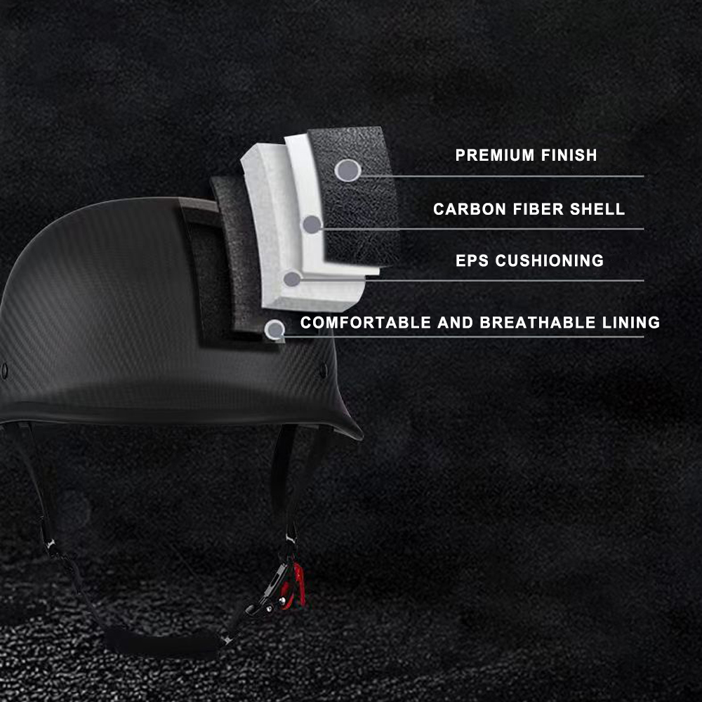 Durable  and stylish  Carbon Fiber Biker Helmet 