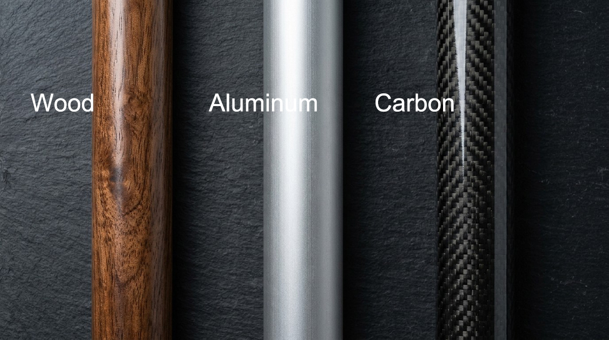 Carbon Fiber vs. Aluminum vs. Wood Canes: Which Material is Best for You?