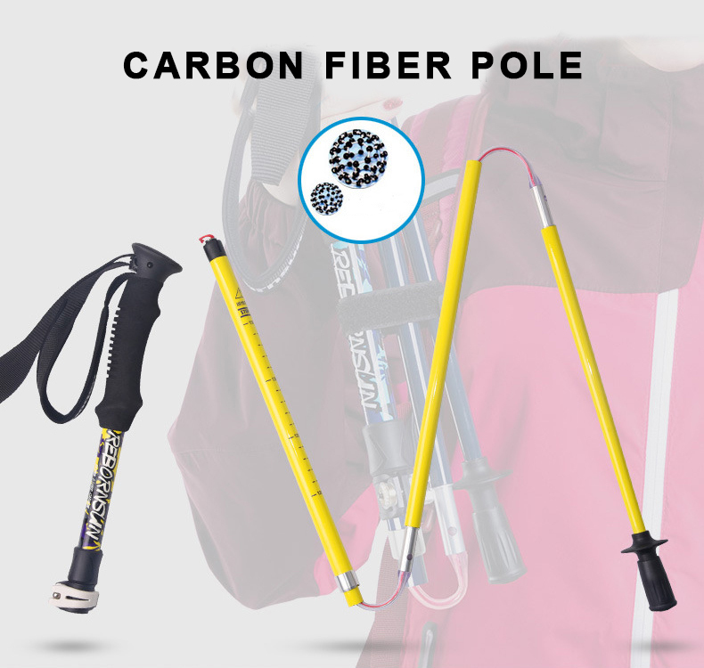 Collapsible Carbon Fiber Hiking Sticks
