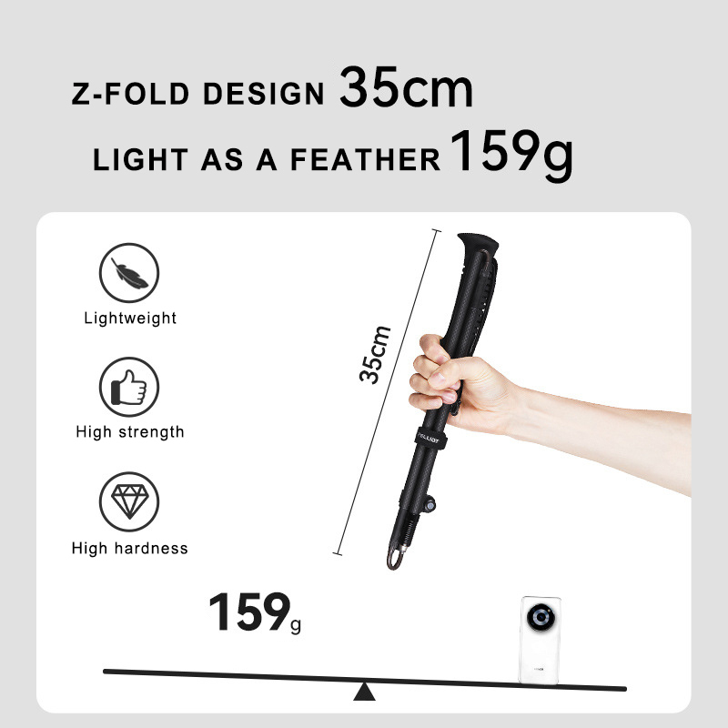 Collapsible Carbon Fiber Trekking Pole