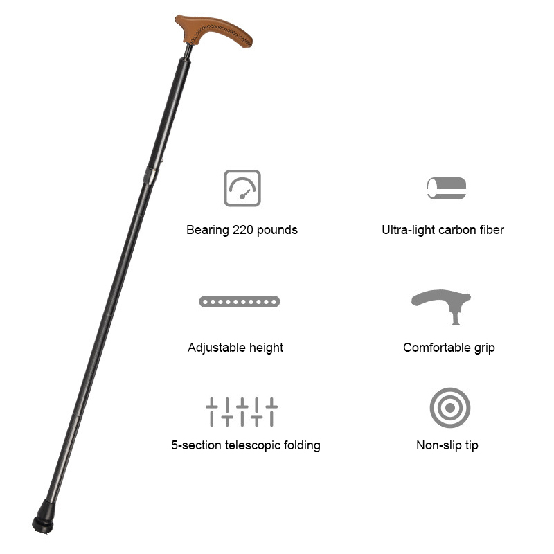 Collapsible Carbon Fiber Walking Cane