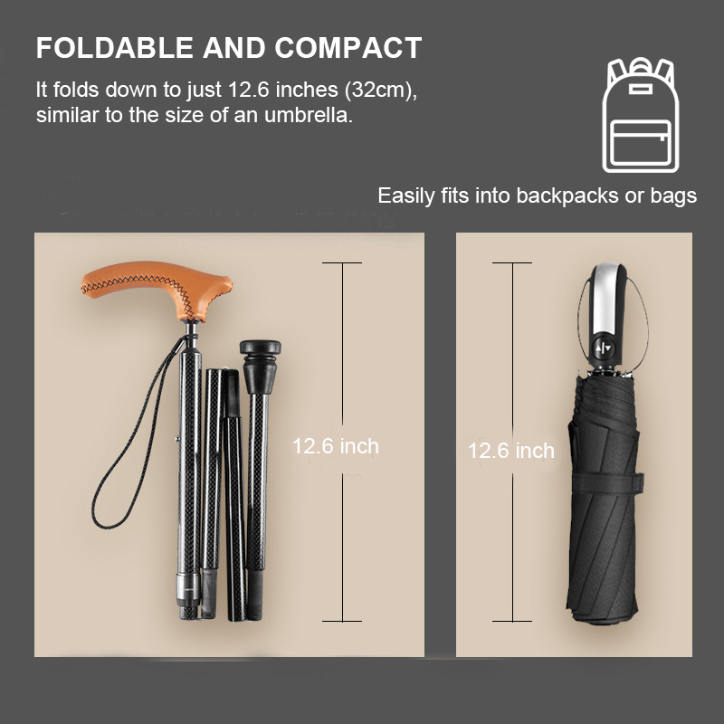 Collapsible Carbon Fiber Walking Cane