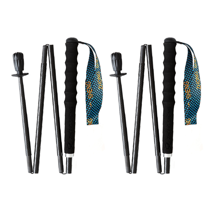 Folding Carbon Fiber Trekking Poles for Men and Women