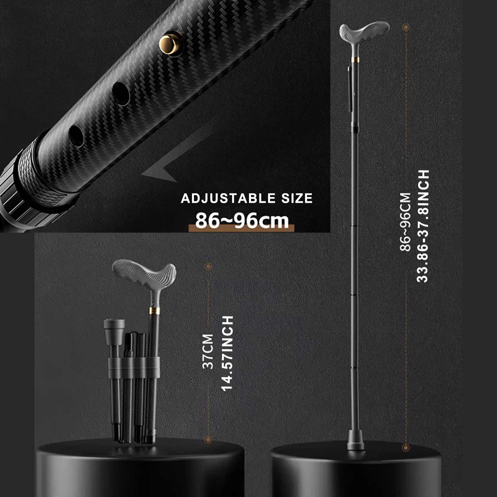 Folding Carbon Fiber Walking Cane