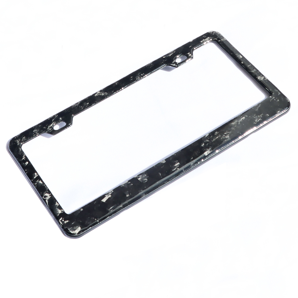 Forged Carbon Fiber License Plate Frame