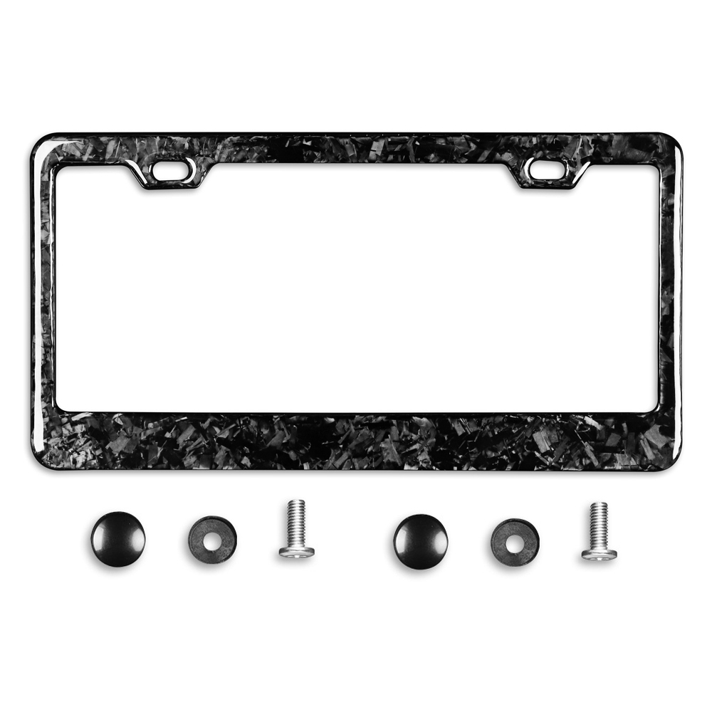 Forged Carbon Fiber License Plate Frame