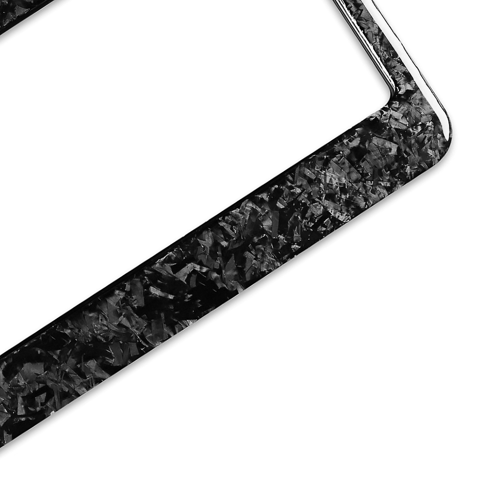 Forged Carbon Fiber License Plate Frame