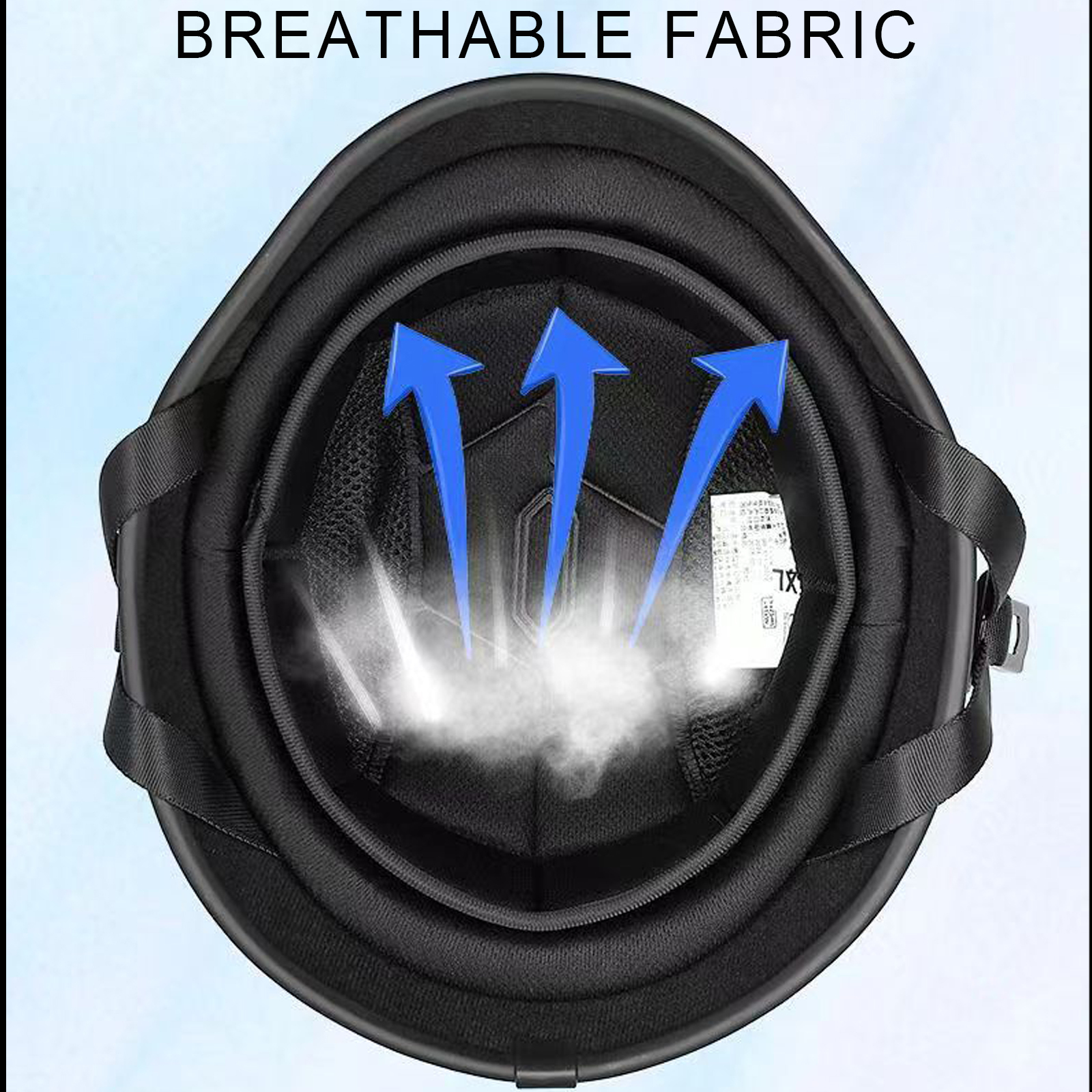 Carbon Fiber Motorcycle Half Helmet With Goggles