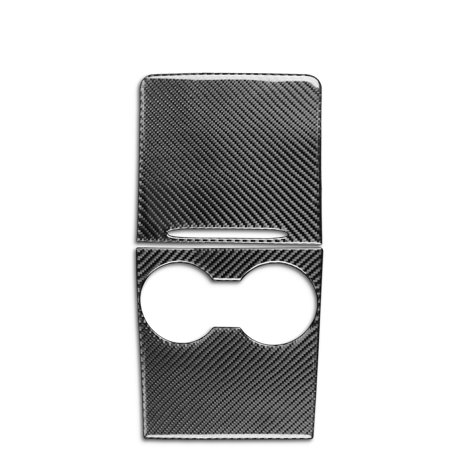 Genuine Carbon Fiber Center Console Cover for Tesla Model 3 & Model Y-Glossy