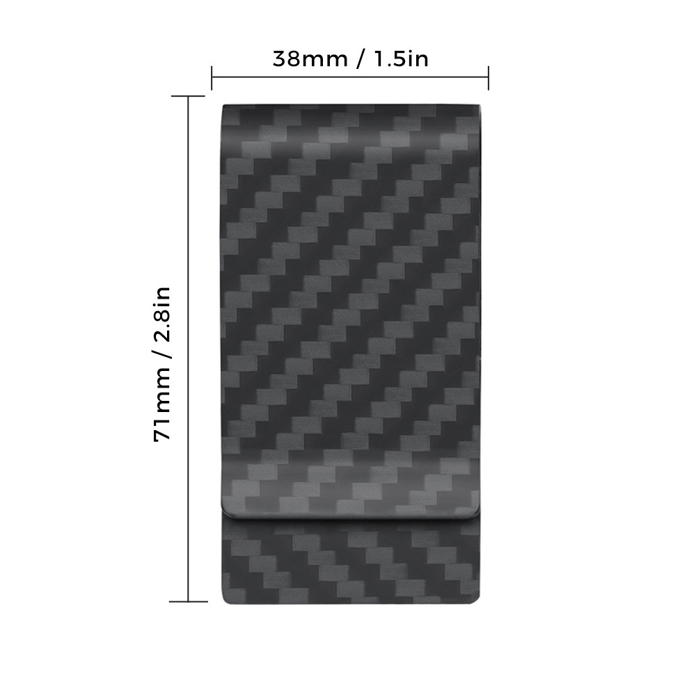 Genuine Carbon Fiber Money Clip