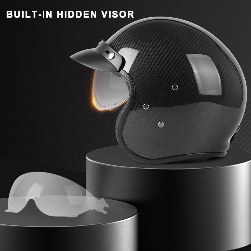 Genuine Carbon Fiber Motorcycle Helmet