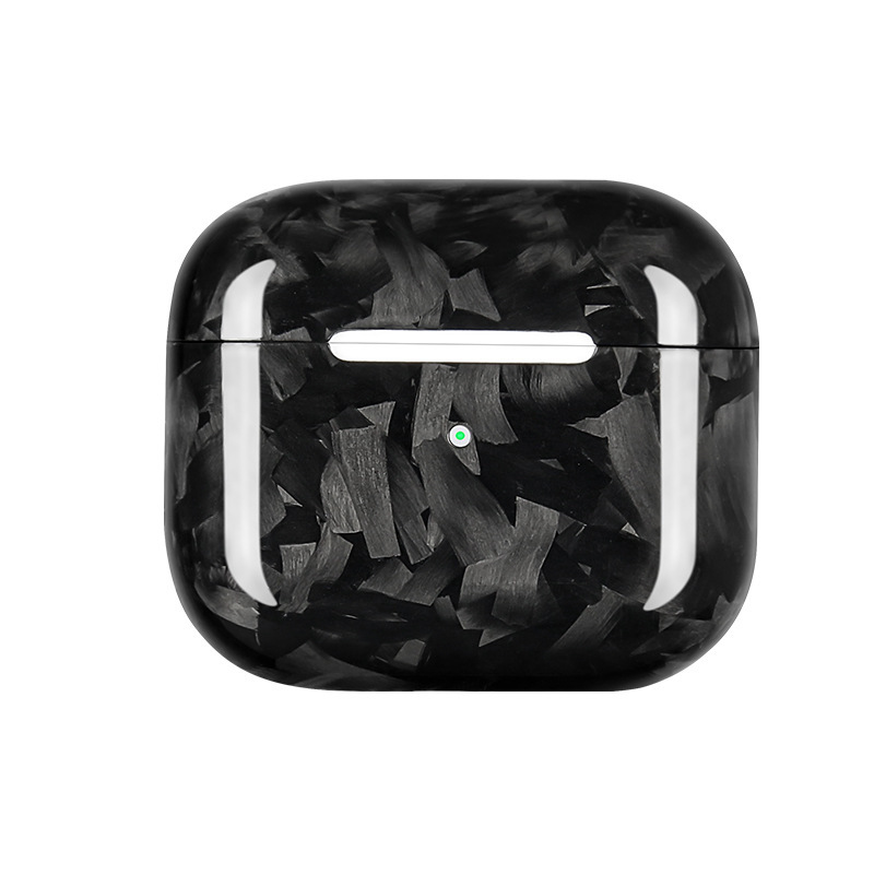 Glossy Forged Carbon Fiber AirPods 3 Case