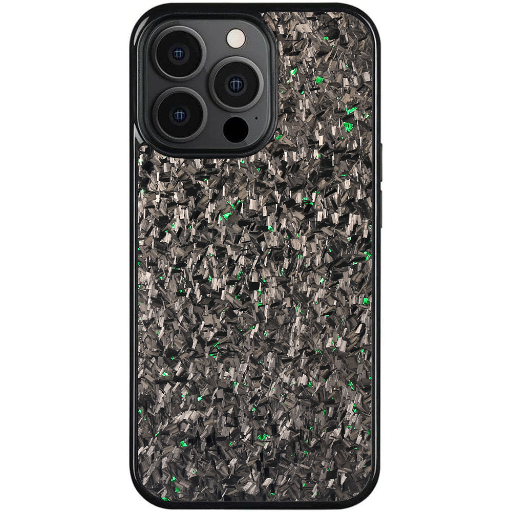 Green Forged Carbon Fiber Phone Case