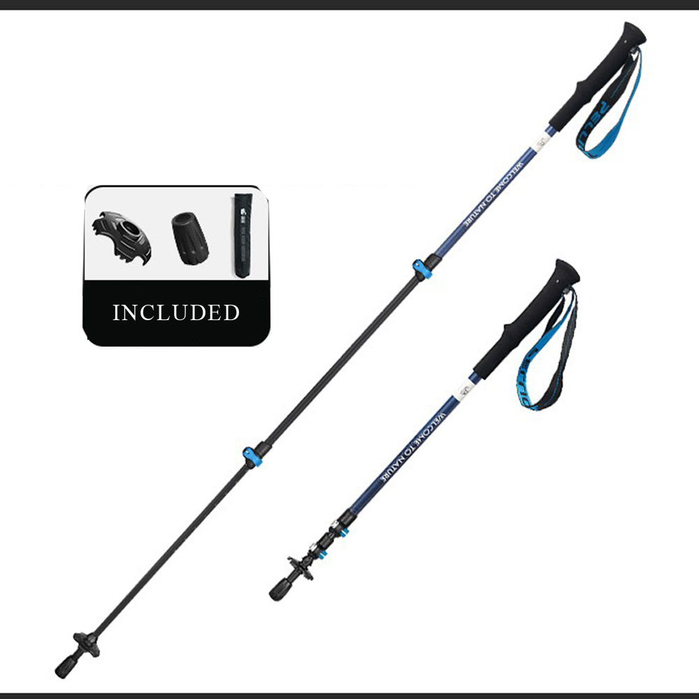 Lightweight carbon fiber treking poles for beginners