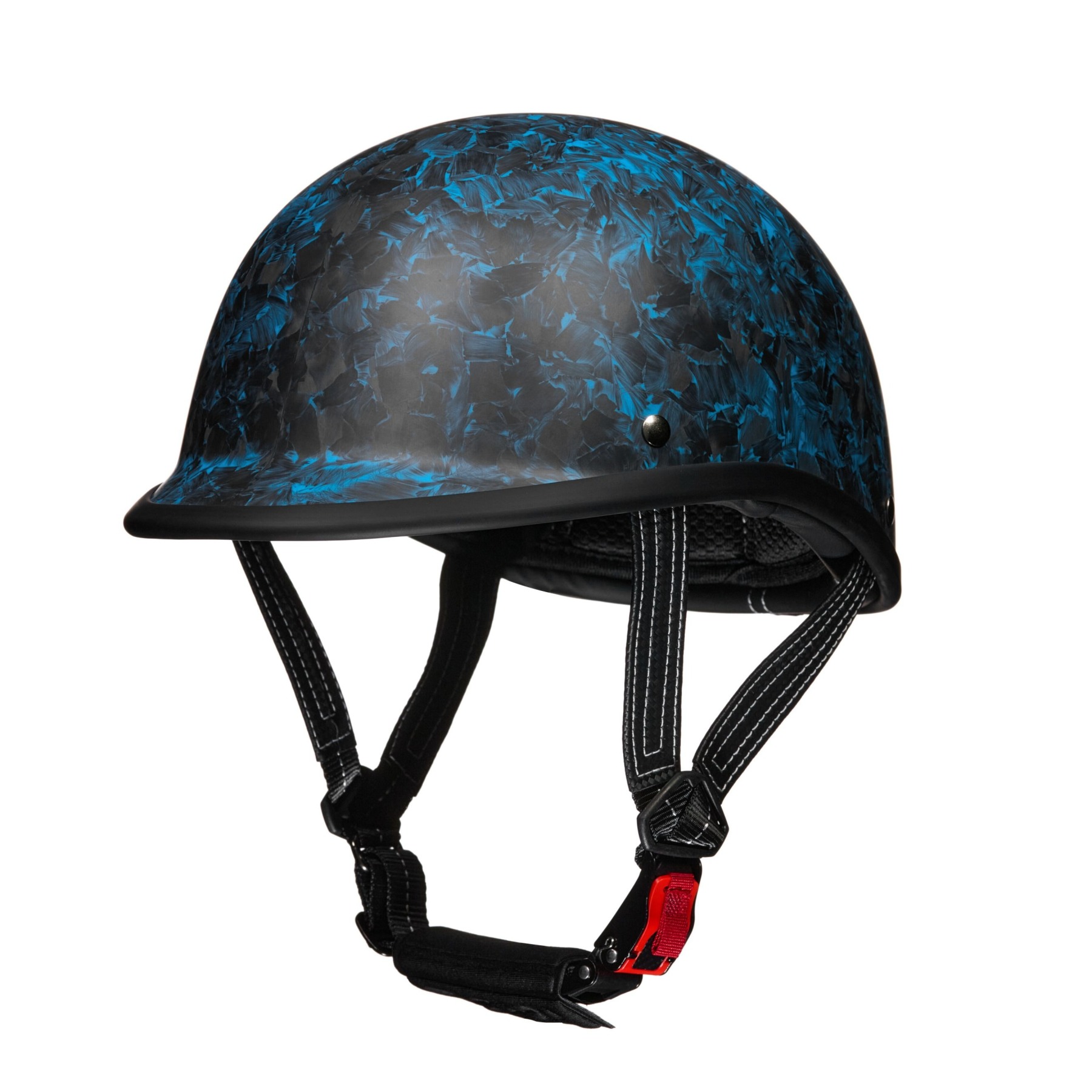 Matte Carbon Fiber Motorcycle Half Helmet​