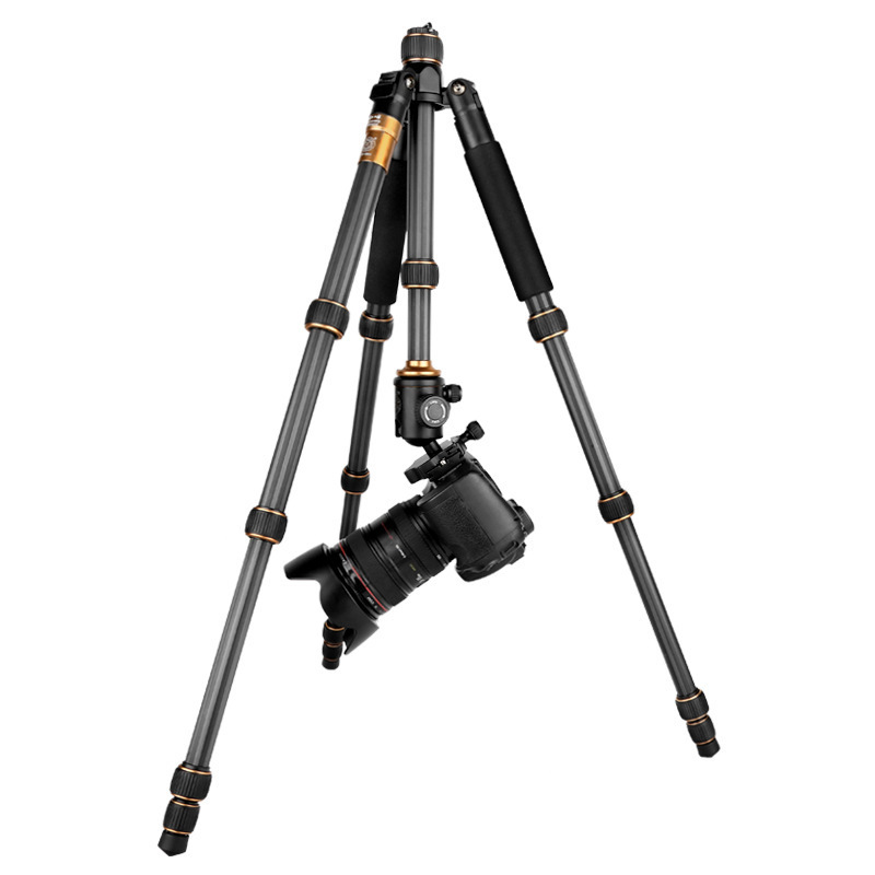 Portable Carbon Fiber Travel Tripod with 360° Panorama Ball Head