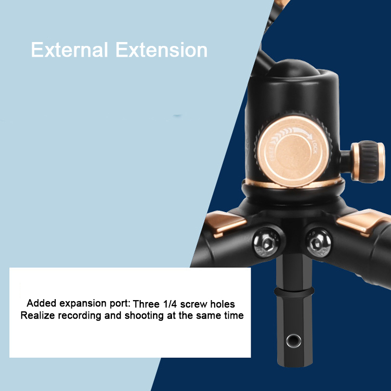 Professional Carbon Fiber Tripod for Camera with 360° Panorama Ball Head