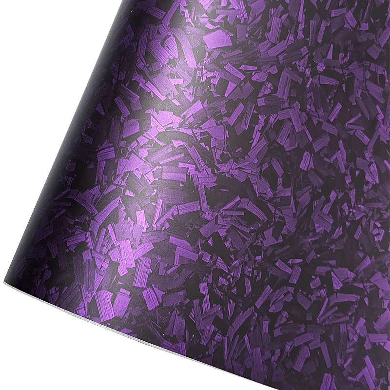 Purple Forged Carbon Fiber Wrap