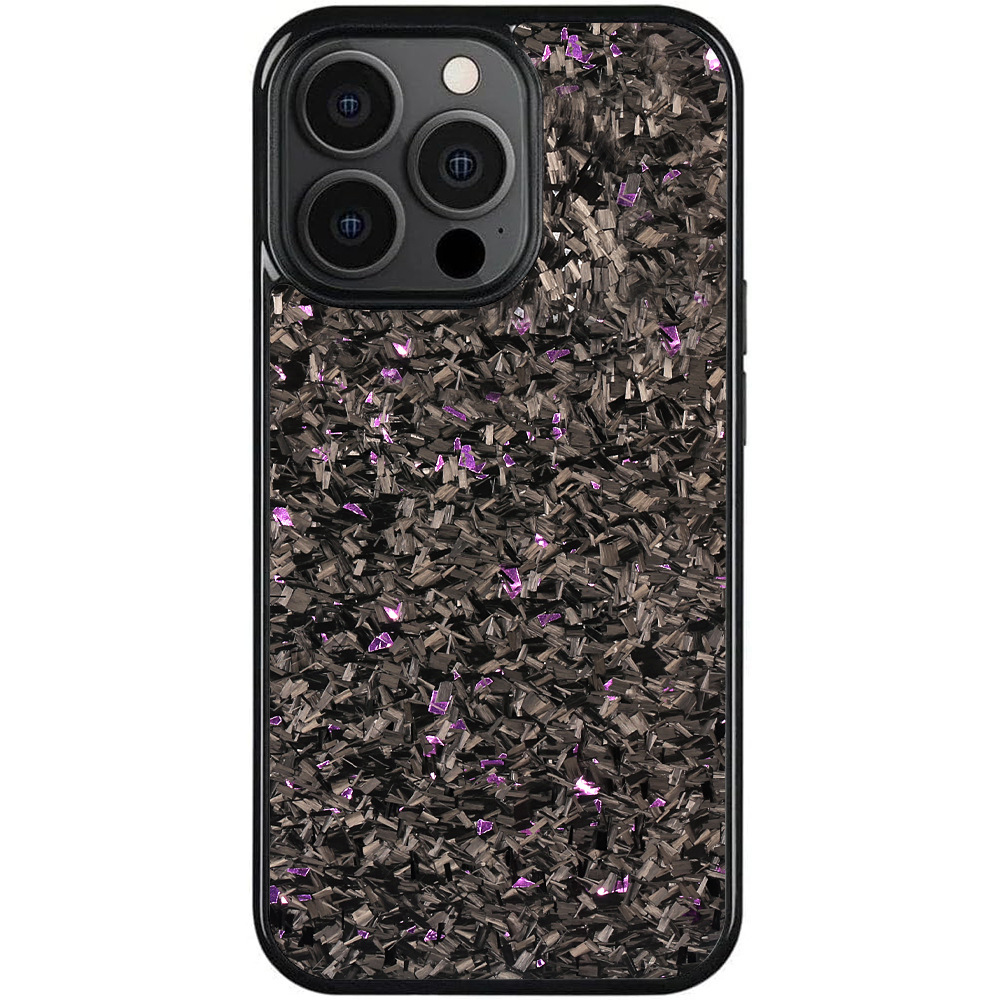 Purple Forged Carbon Fiber Phone Case