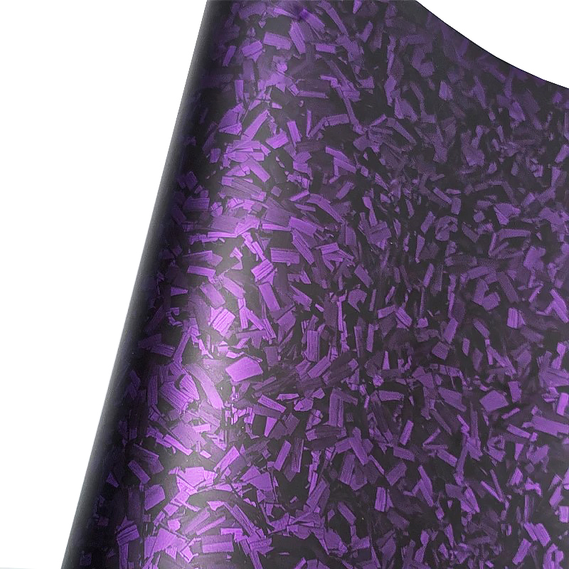 Purple Forged Carbon Fiber Wrap