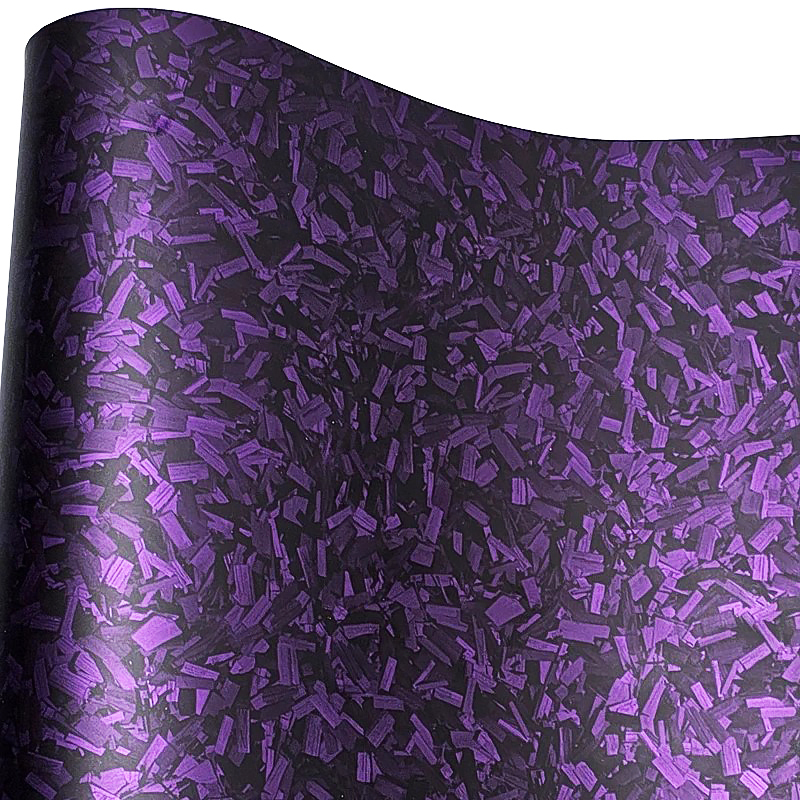 Purple Forged Carbon Fiber Wrap
