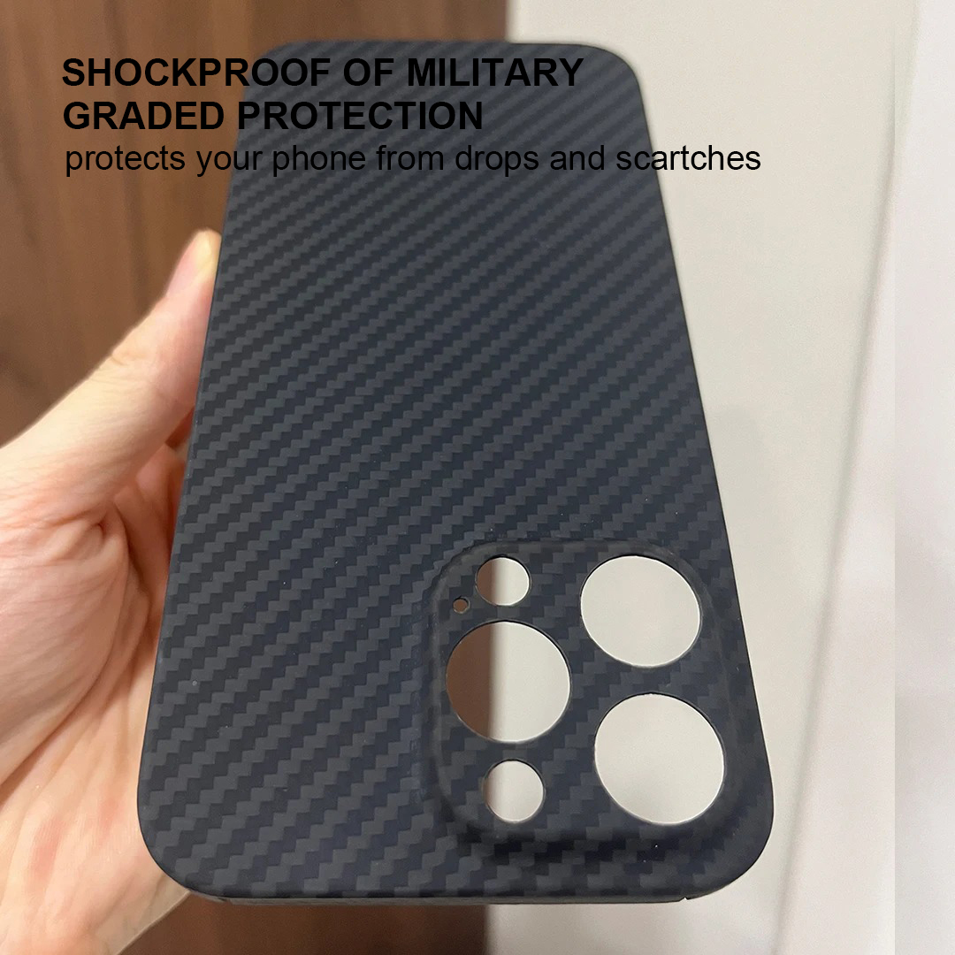 Real Aramid Carbon Fiber iPhone Case
