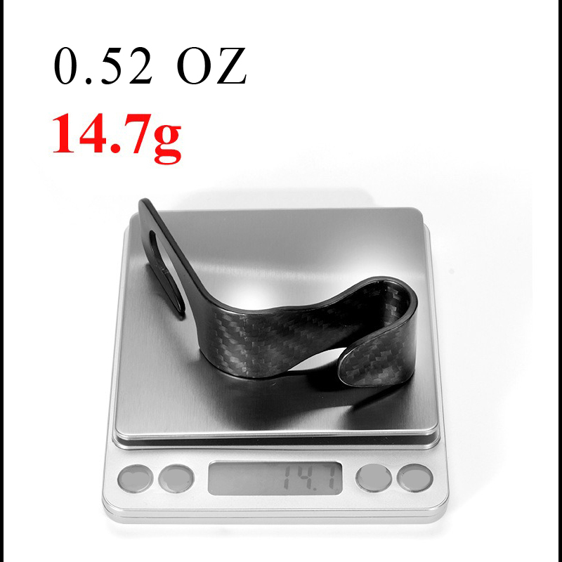 2 Pack Real Carbon Fiber Car Back Seat Hook