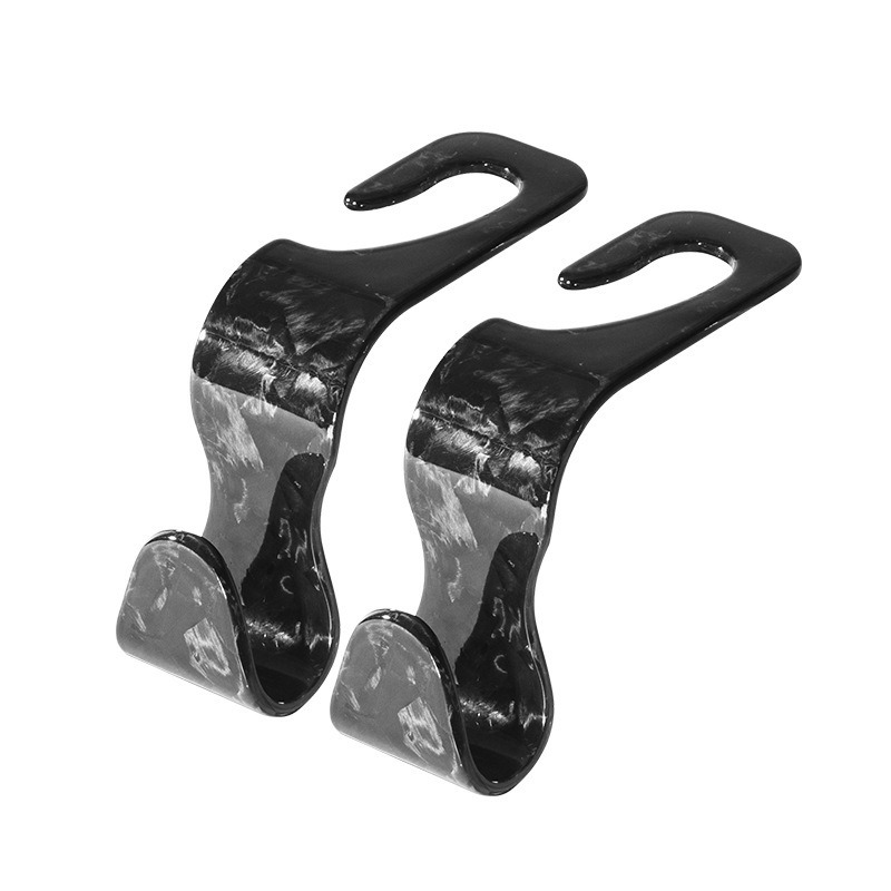 2 Pack Real Carbon Fiber Car Back Seat Hook
