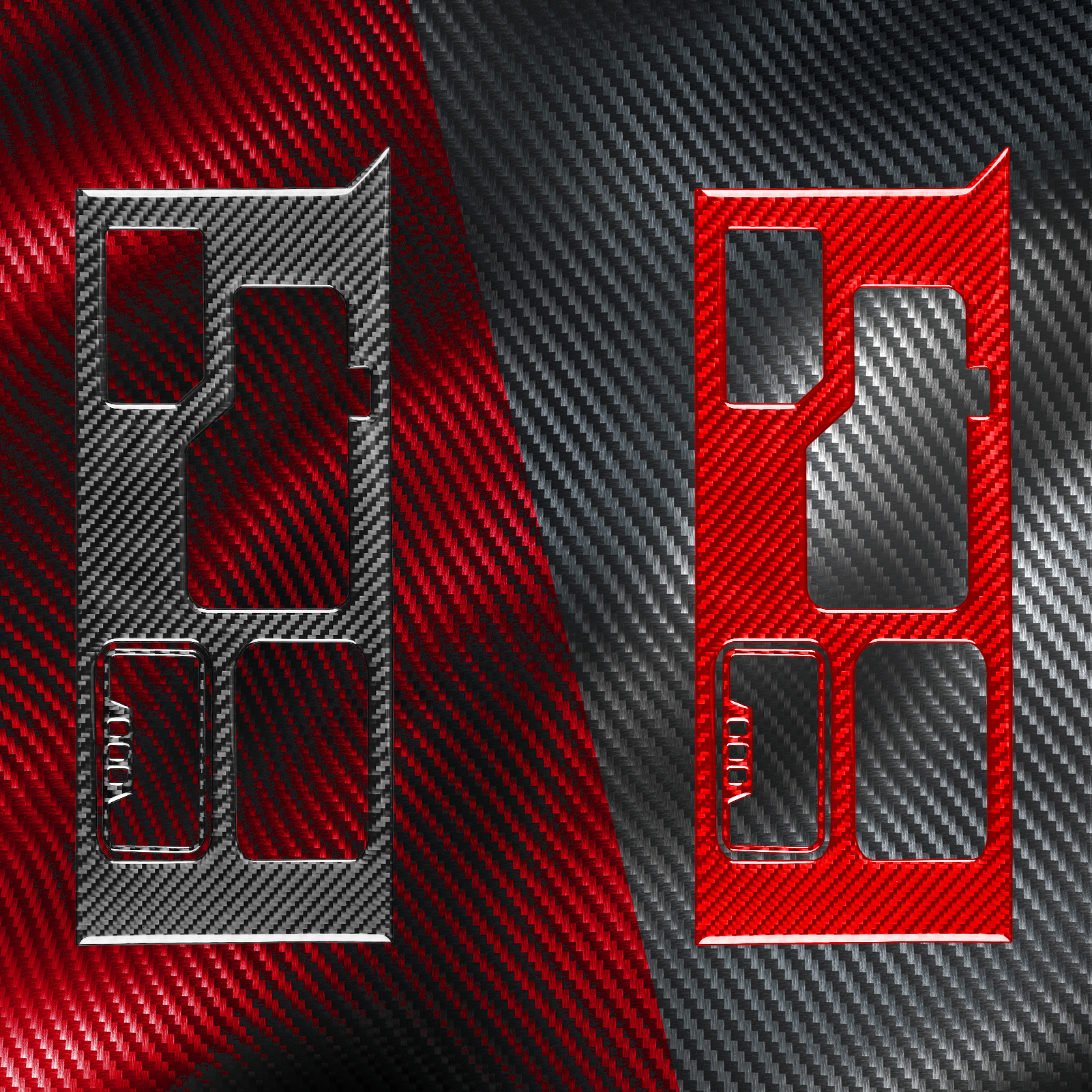 Real Carbon Fiber Center Control Gear Box Shift Knob Panel Sticker Cover Compatible with Toyota Tundra/Sequoia 2022-2024 