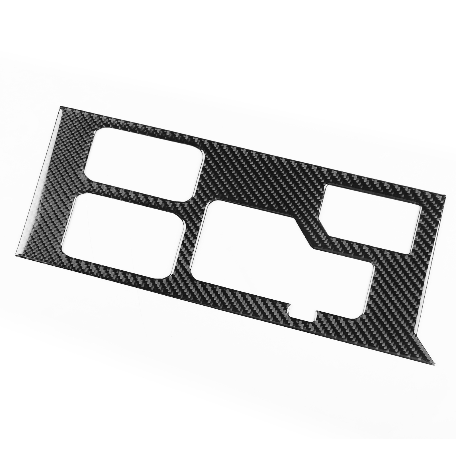 Real Carbon Fiber Center Control Gear Box Shift Knob Panel Sticker Cover Compatible with Toyota Tundra/Sequoia 2022-2024 