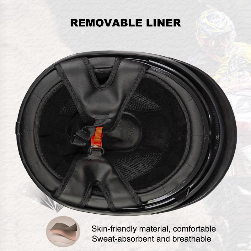 Real Carbon Fiber Motorcycle Half Helmet