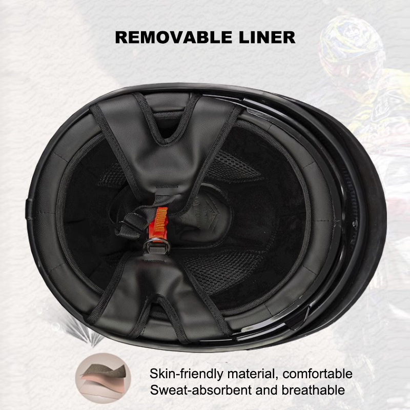 Real Carbon Fiber Motorcycle Half Helmet