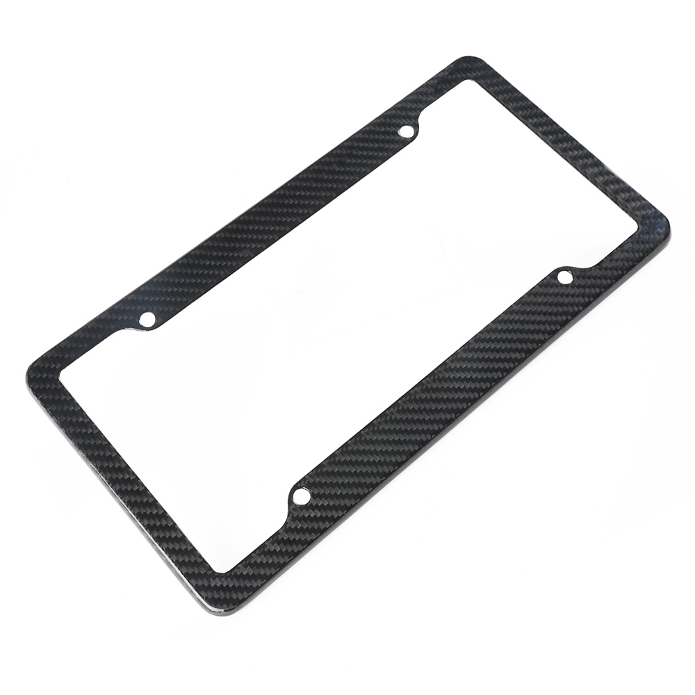 Real Carbon Fiber Number Plate Frame​ - 4 Hole