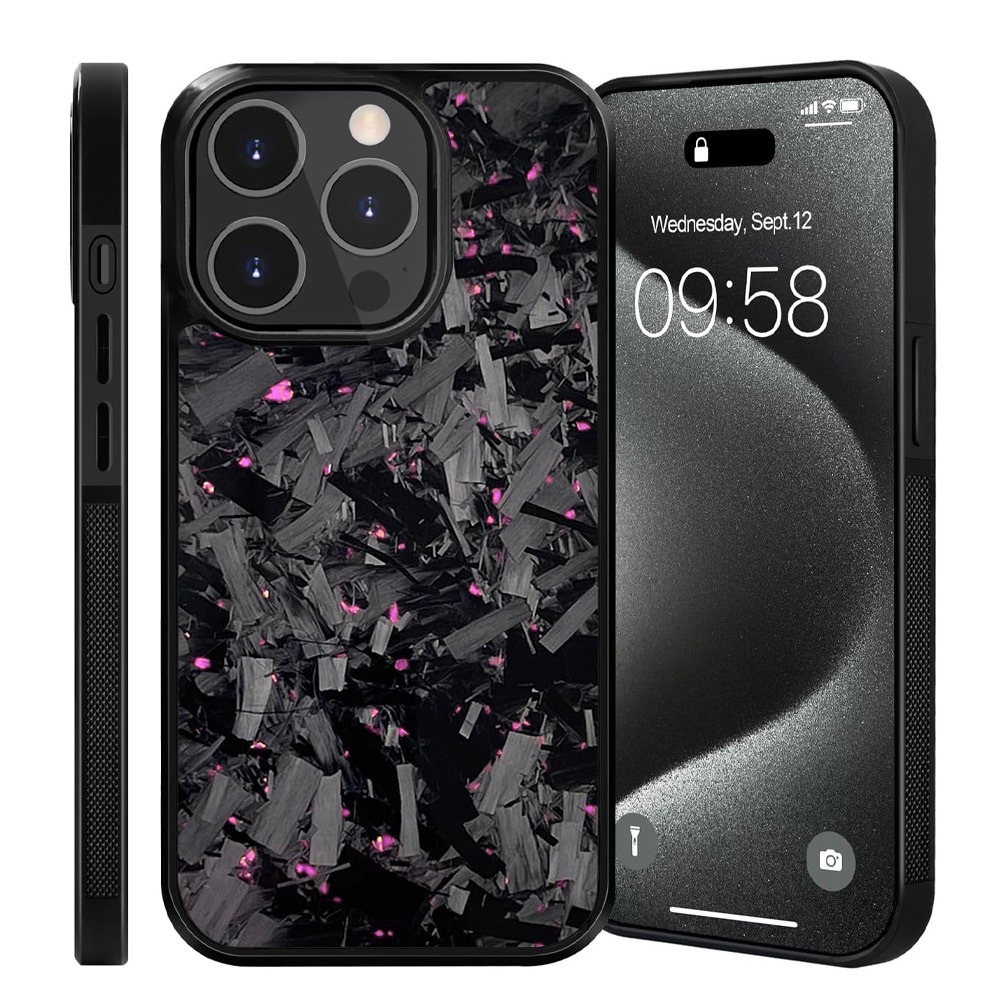 Purple  Forged Carbon Fiber Phone16Pro Case