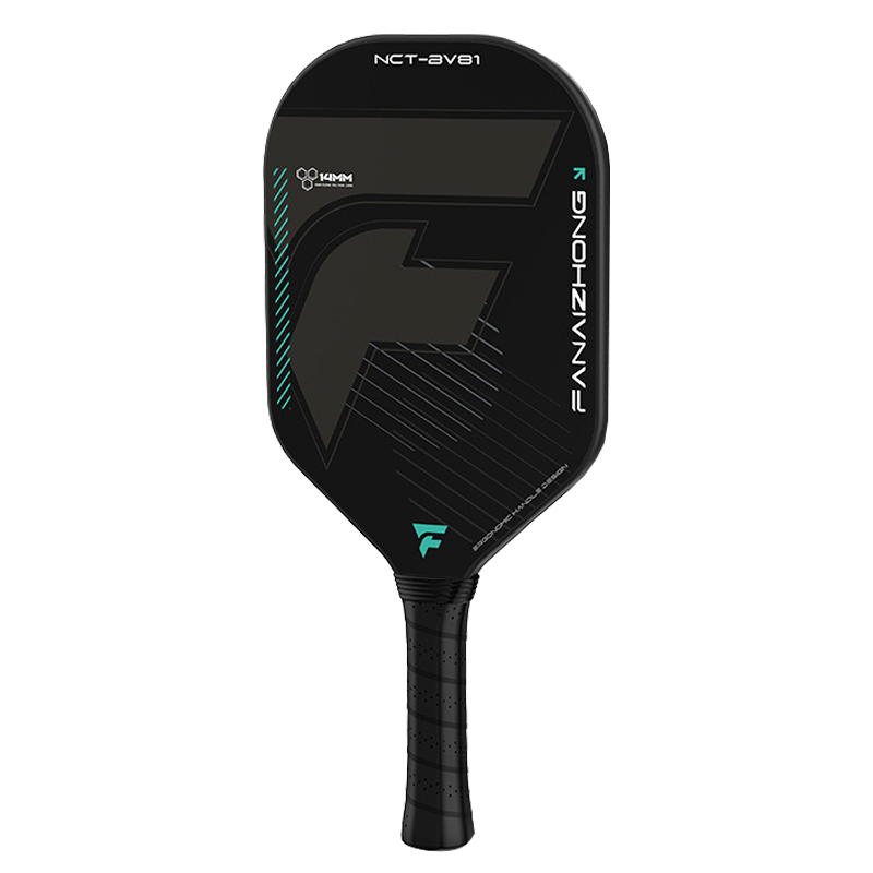 Silent Carbon Fiber Pickleball Paddle with 14mm NCT-BV81 Core