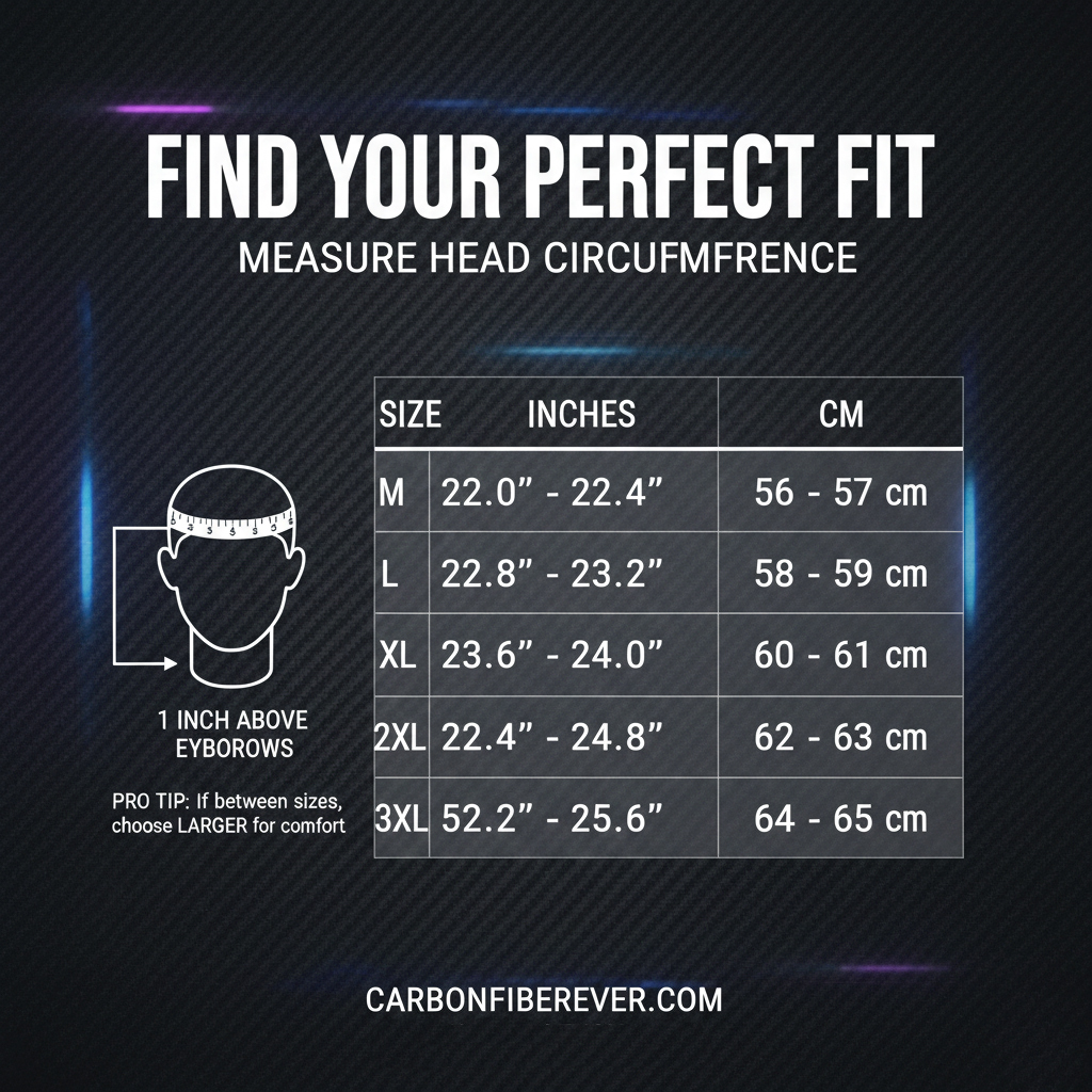 Ultra-Light Real Carbon Fiber German Style Motorcycle Half Helmet