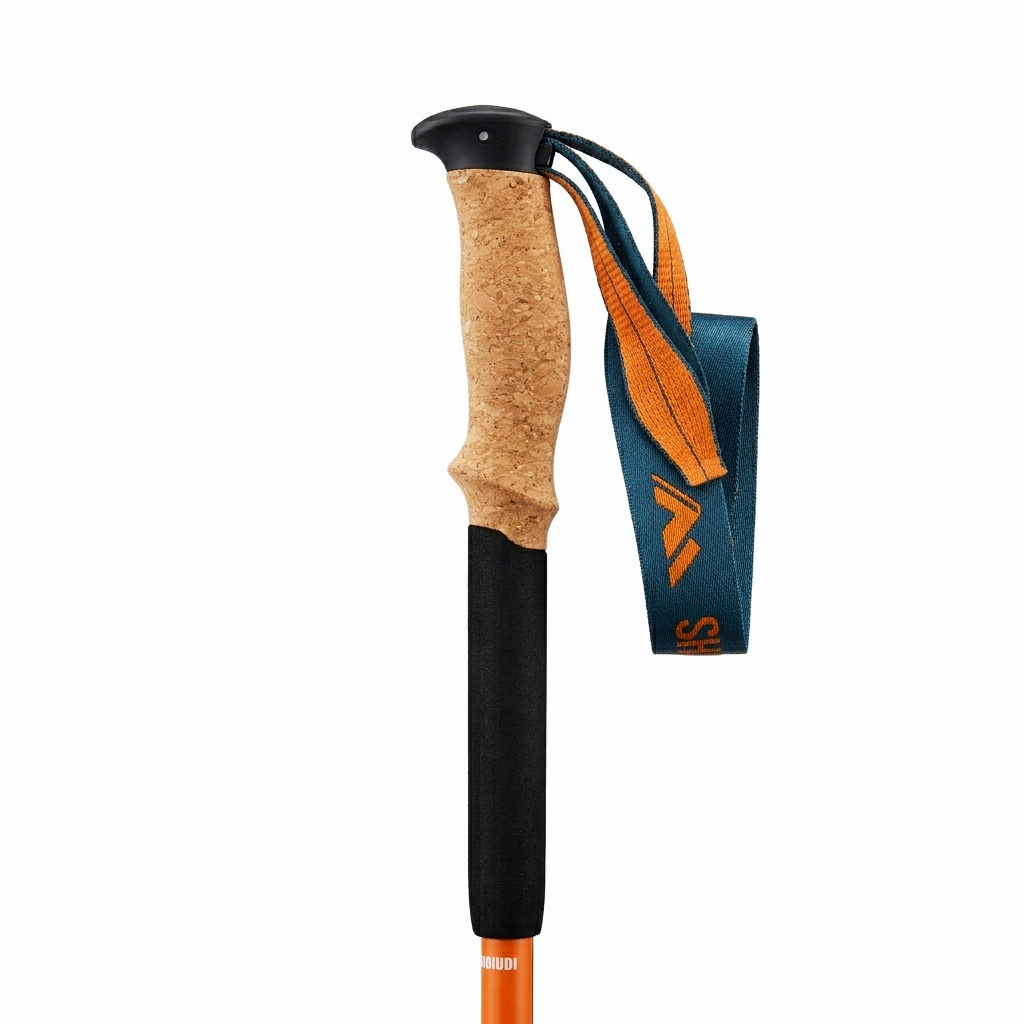 Ultralight 3K Matte Carbon Fiber Folding Trekking Poles