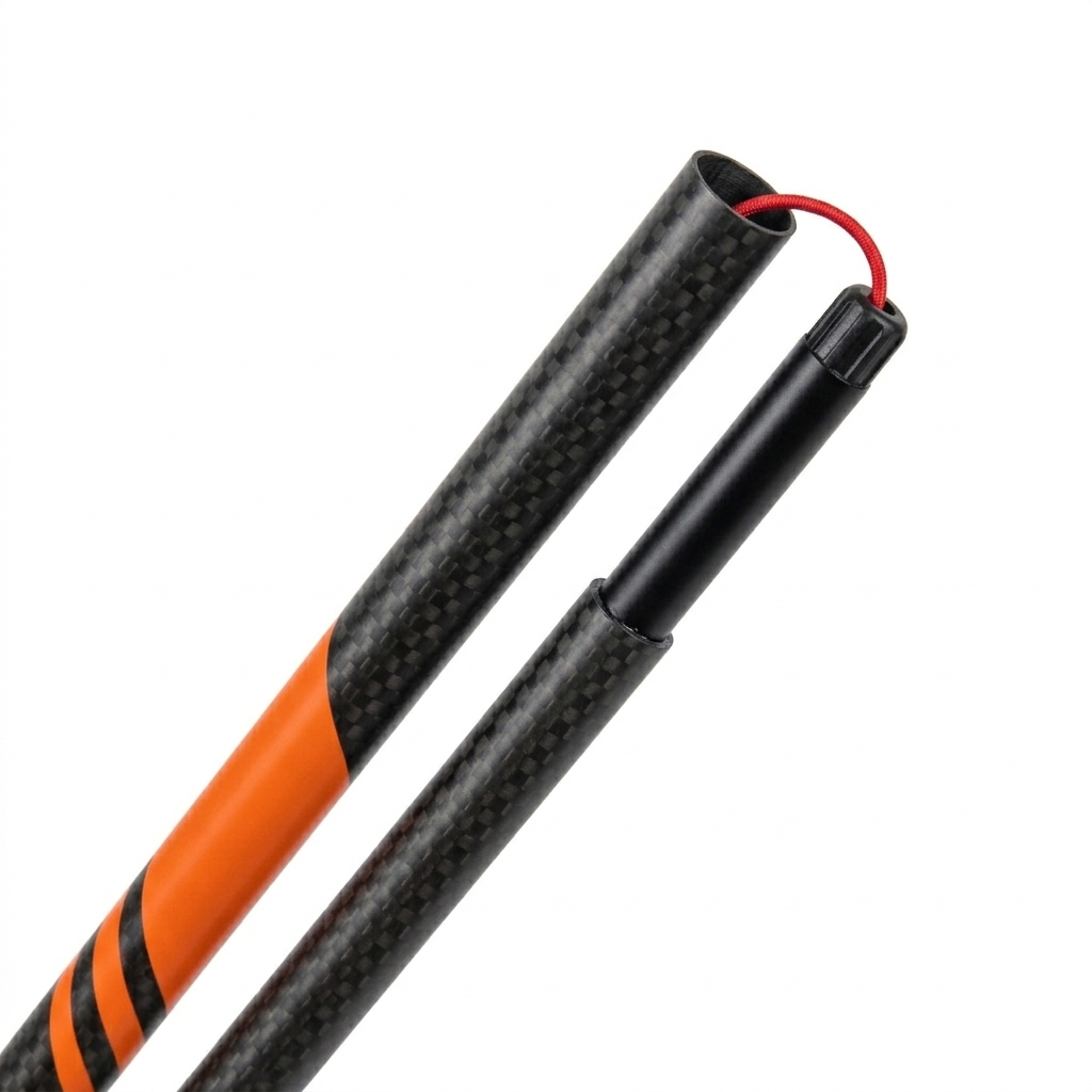 Ultralight 3K Matte Carbon Fiber Folding Trekking Poles