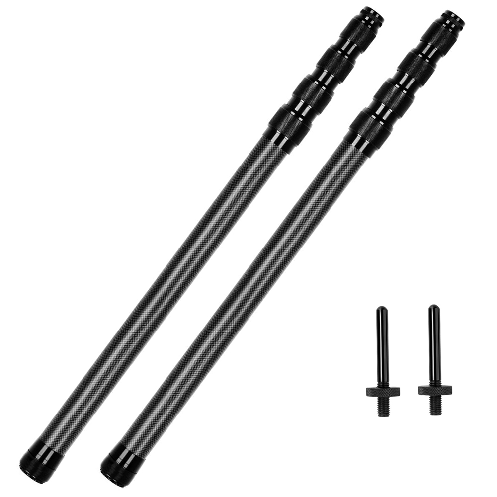 Ultralight Carbon Fiber Tarp Poles - Fully Adjustable Telescoping Support for Heavy-Duty Tents & Awnings
