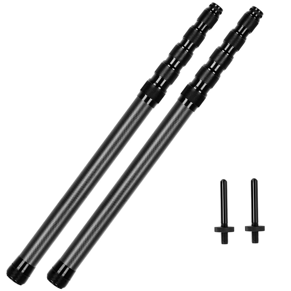 Ultralight Carbon Fiber Tarp Poles - Fully Adjustable Telescoping Support for Heavy-Duty Tents & Awnings