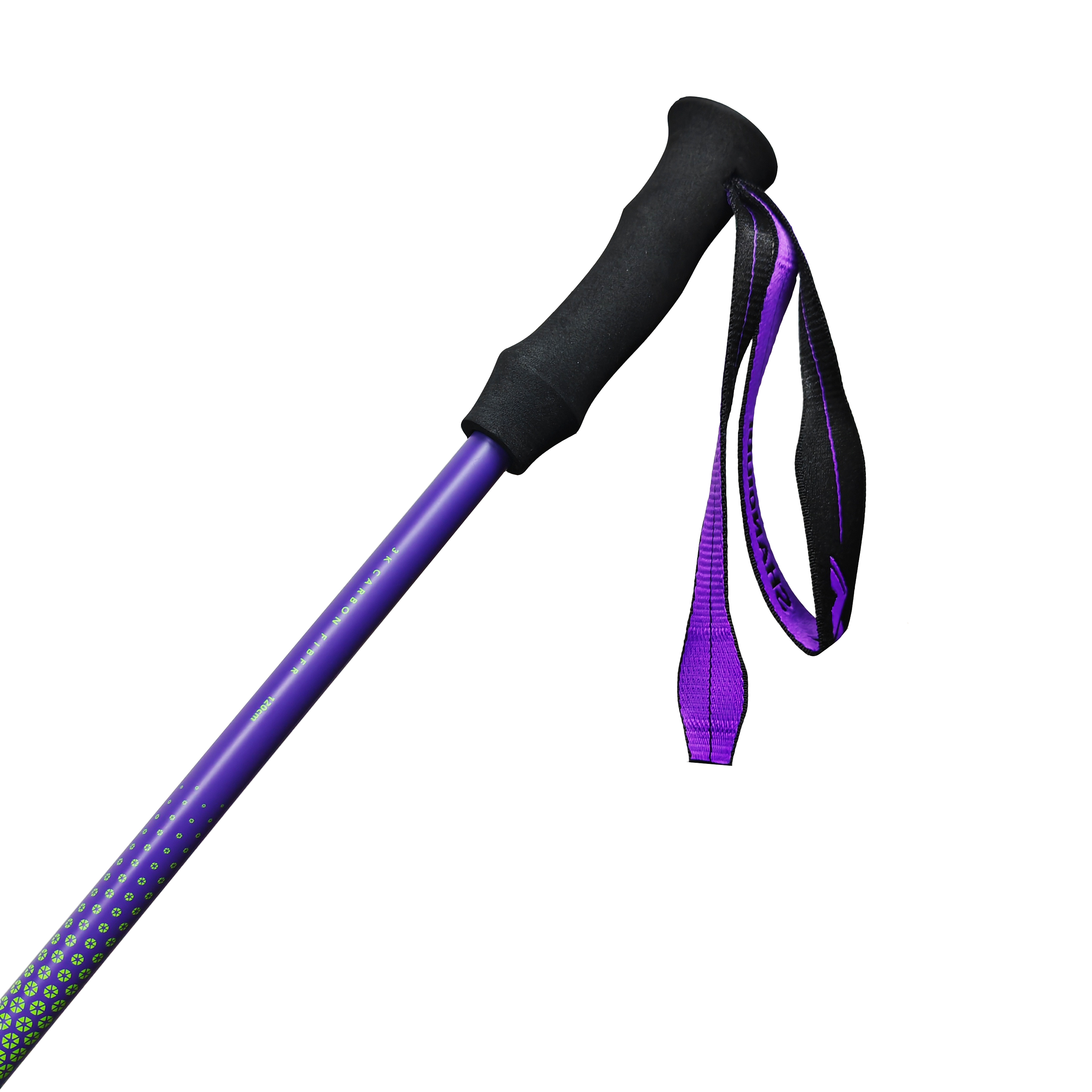 Ultralight Carbon Fiber Trekking Poles, Adjustable Hiking Poles with Quick Flip Lock, High-Density EVA Grip, All-Terrain Tips & Baskets for Backpacking & Professional Hiking