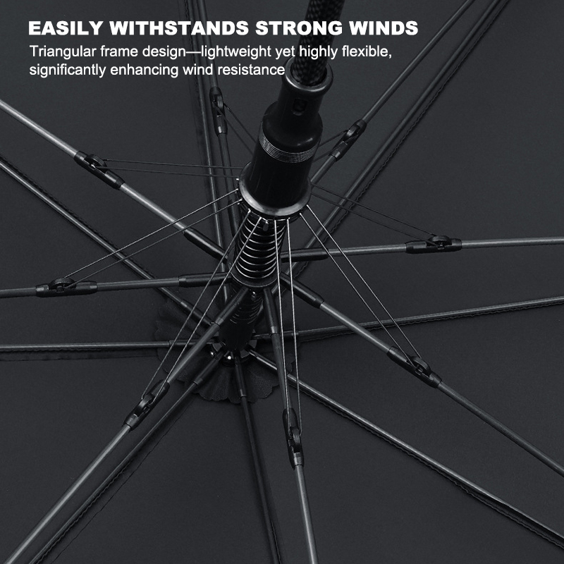 Windproof Carbon Fiber Umbrella for Rain 51 Inch Automatic Open