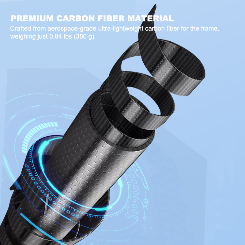 Windproof Carbon Fiber Umbrella for Rain 51 Inch Automatic Open