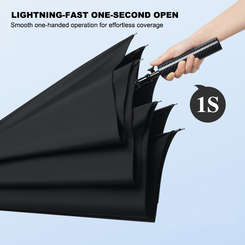Windproof Carbon Fiber Umbrella for Rain 51 Inch Automatic Open