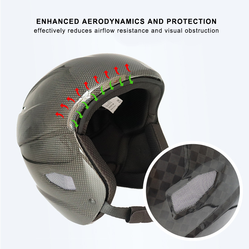Genuine Carbon Fiber Ski Helmet