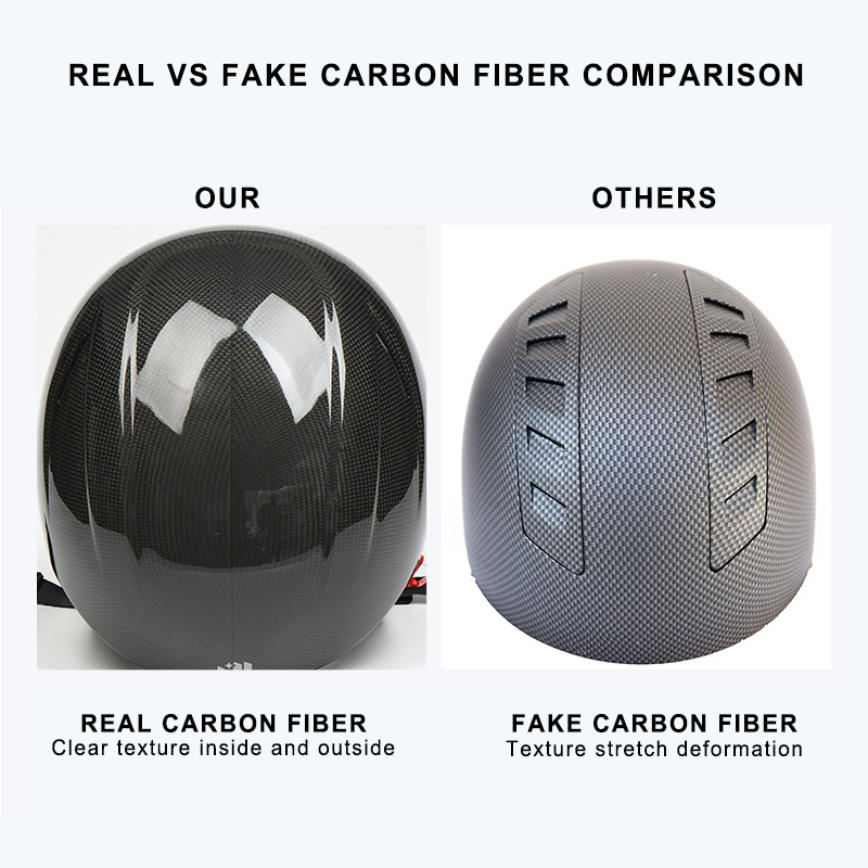 Genuine Carbon Fiber Ski Helmet