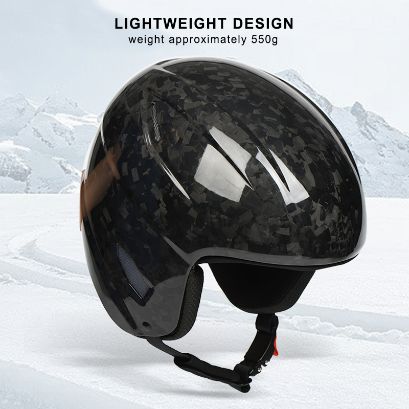 Genuine Carbon Fiber Ski Helmet