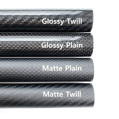Custom 1000M Length Carbon Fiber Tube Glossy Matte